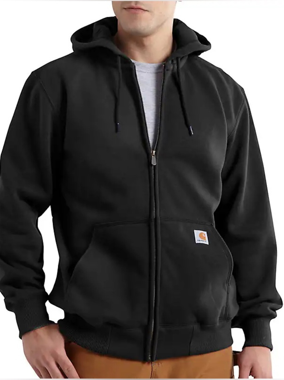 CCARHARTT💫 Rain defender Heavyweight Hooded Zip-Front Sweatshirt